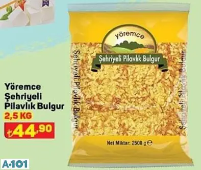 YÖREMCE ŞEHRİYELİ PİLAVLIK BULGUR